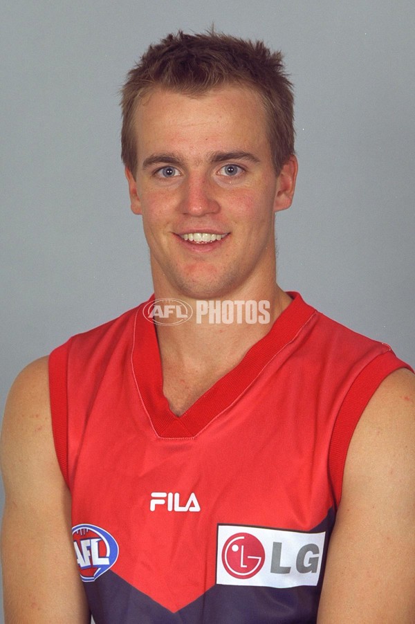 AFL 2001 Media - Melbourne Team Portraits - 166871