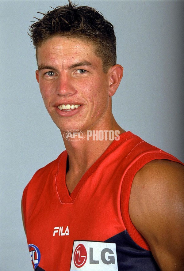 AFL 2001 Media - Melbourne Team Portraits - 166863