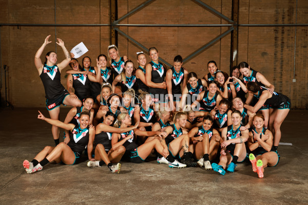 AFLW 2023 Media - Port Adelaide Team Photo Day - A-42073680