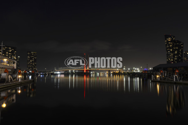AFLW 2023 Media - AFLW Lights Up Melbourne CBD - A-42632001