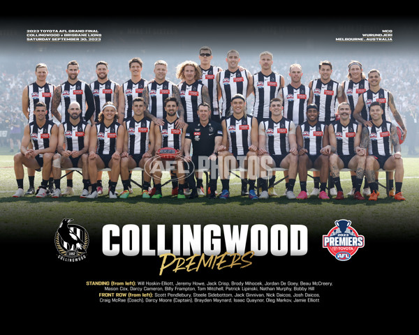 AFL 2023 Media - Collingwood Premiership Prints - A-43571360