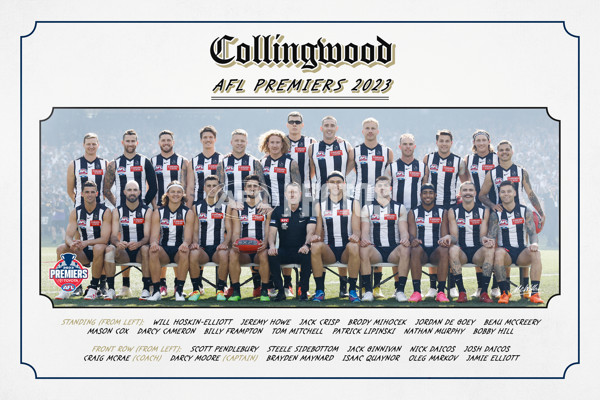 AFL 2023 Media - Collingwood Premiership Prints - A-43571361