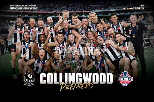 AFL 2023 Media - Collingwood Premiership Prints - A-43571365