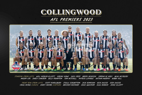 AFL 2023 Media - Collingwood Premiership Prints - A-43572330
