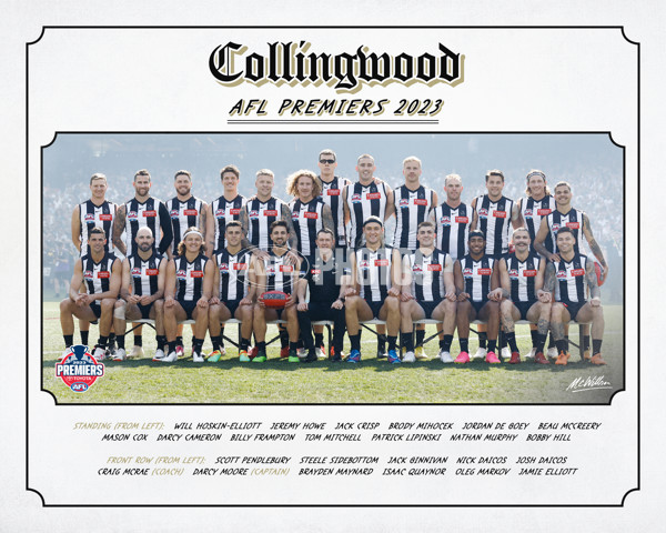 AFL 2023 Media - Collingwood Premiership Prints - A-43572331