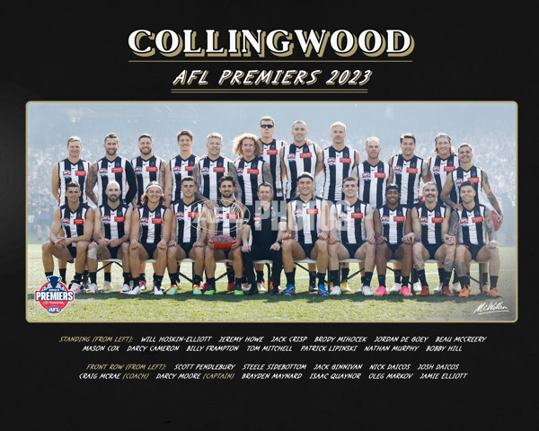 AFL 2023 Media - Collingwood Premiership Prints - A-43572332