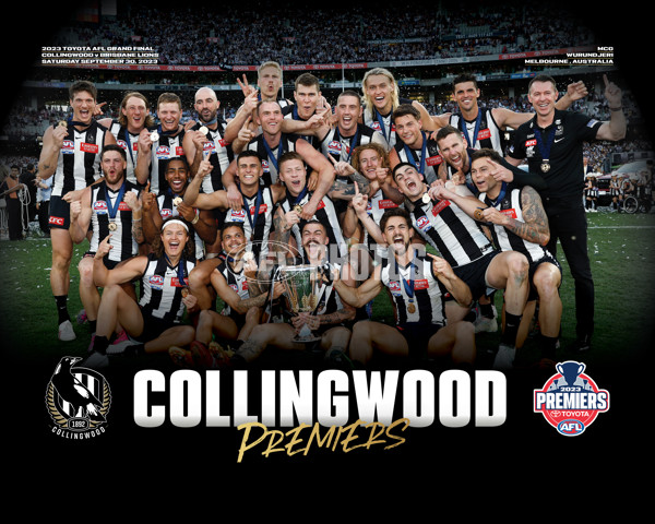 AFL 2023 Media - Collingwood Premiership Prints - A-43572333
