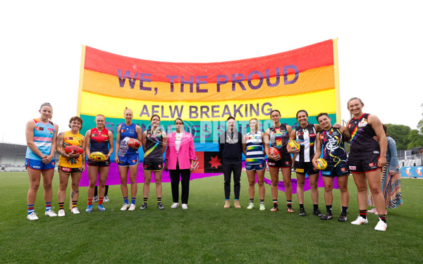 AFLW 2023 Media - Pride Round Launch - A-44961143
