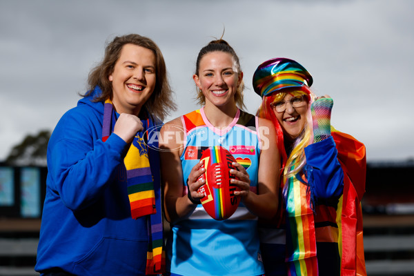 AFLW 2023 Media - Pride Round Launch - A-44962566