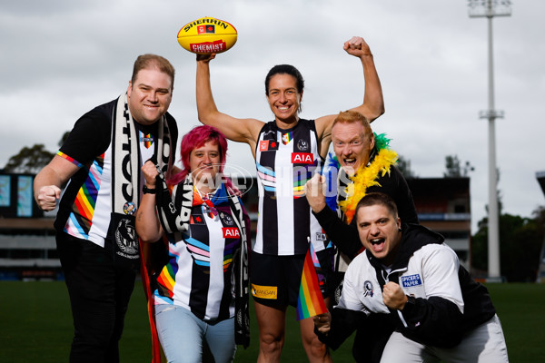 AFLW 2023 Media - Pride Round Launch - A-44963926