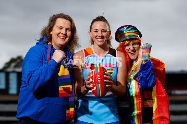AFLW 2023 Media - Pride Round Launch - A-44964594